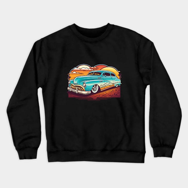 Retro Car One Crewneck Sweatshirt by Azv2